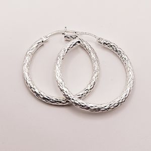 IBB sterling silver hoop earrings
